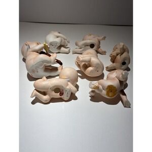 Lot Of 7 VINTAGE Ardalt Japan Bisque Kewpie Dolls